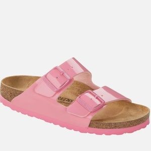 BIRKENSTOCKS - BRAND NEW - PATENT  PINK - SIZE  42/11-11.5